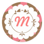Dotty (Choco Berry) Seal / Monogram Sticker