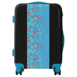 Dotty circles abstract pattern luggage