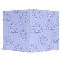 Dotty Cloud City Officer Organizer Binder Folder