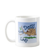 Dotty Dog Lady mugs