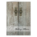 Double Barn Door Country Wedding Shower Invitation Cards