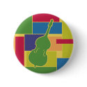 Double Bass Colorblocks Button by zenguin Double Bass Colorblocks Button