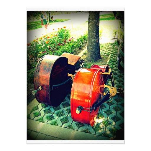 Double Bass Couple Custom Announcements