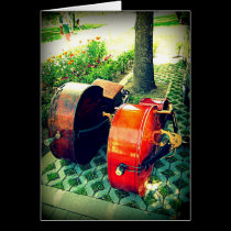 Double Bass Couple cards