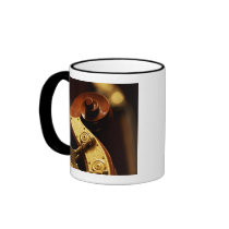 Double bass headstock 2 coffee mugs