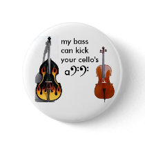 Double bass vs. cello pin