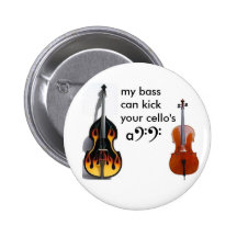 Double bass vs. cello pin