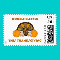 Double Blessed This Thanksgiving stamps