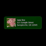 Double Blossoming Cherry Return Address Label