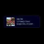 Double Blossoming Cherry Return Address Label