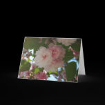 Double Blossoming Cherry Trees I Card