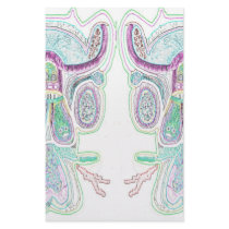 Double Bull Blue stationery by doonagiri Double Bull Blue stationery