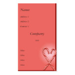 Double Candy Cane business cards