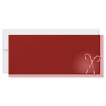 Double Candy Cane Custom Rack Cards