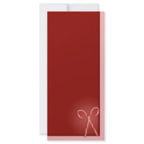 Double Candy Cane Full Color Rack Card