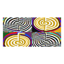 Double Choukuray - Karuna Reiki Sign photo cards