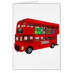 Double-decker bus cards by OneArmedGraphics