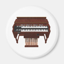 Double Decker Organ: 3D Model: Fridge Magnet