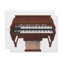 Double Decker Organ: 3D Model: invitations