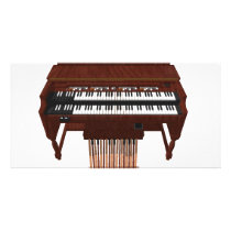 Double Decker Organ: 3D Model: Photo Card