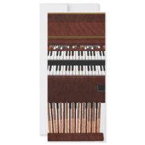 Double Decker Organ: 3D Model: Rack Card Design