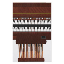 Double Decker Organ: 3D Model: stationery
