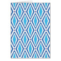 Double Diamond Blues Pattern Greeting Card by JaZilla Double Diamond Blues Pattern Greeting Card