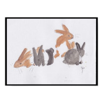 Double-Dipped Bunnies Print