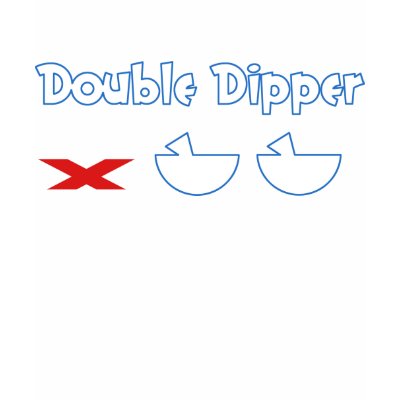 Double Dipper - Double Stripper T-shirts by SDVteeshirts