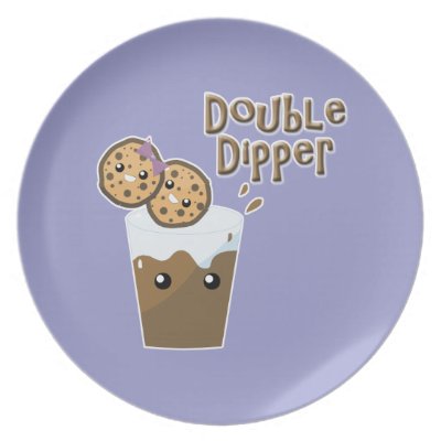 double dipper kawaii cookies and chocolate milk plate Fuji_plate double dipper kawaii cookies and chocolate milk plate Fuji_plate