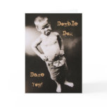 Double Dog Pouting Boy Mother's Day Card