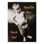 Double Dog Pouting Boy Mother's Day Card