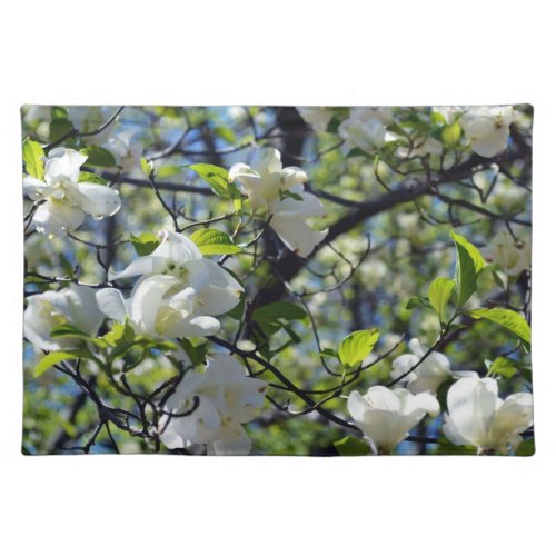 Double Dogwood Flower Placemat placemat