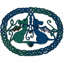 Double Dragon Crest Photo Cut Out
