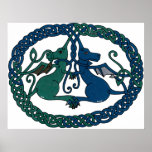Double Dragon Crest print