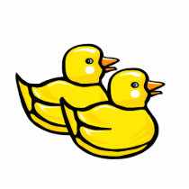 Double Duck photo sculptures