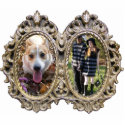 Double Elegant Frame Photo Sculpture photo sculptures
