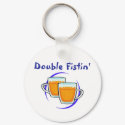 Double Fistin' keychains by MishMoshTees Double Fistin' keychains