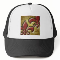 Double Fleur de Lis Trucker Hat