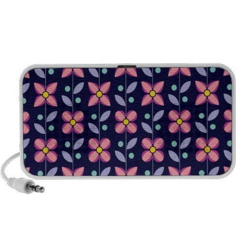Double Flower Pattern Pink doodle