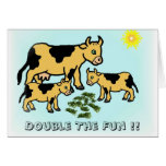 Double Fun Party Card