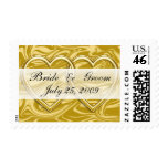Double Gold Heart Stamp