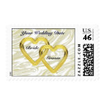 Double Gold Heart Stamp