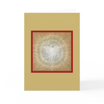 Double Halo'd Phoenix Greeting Card