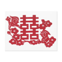 Double happiness Birds postcards