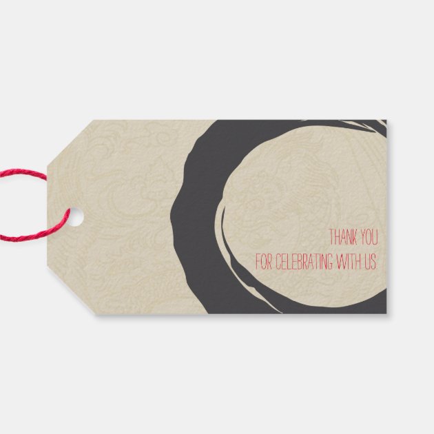 Double Happiness Chinese Wedding Gift Tag Pack Of Gift Tags