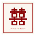 Double Happiness Chinese Wedding Poster posters by fat_fa_tin Double Happiness Chinese Wedding Poster posters