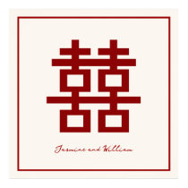 Double Happiness Chinese Wedding Poster posters by fat_fa_tin Double Happiness Chinese Wedding Poster posters