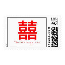 Double happiness postage