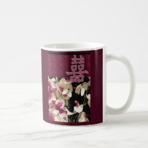 Double happiness - with orchids! mug
